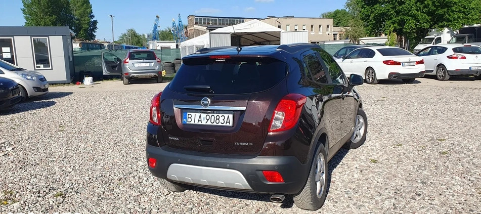 Opel Mokka cena 44900 przebieg: 122000, rok produkcji 2015 z Pieniężno małe 667